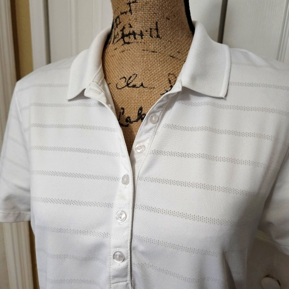 Callaway Women's White Golf Polo Size L - Picture 2 of 10